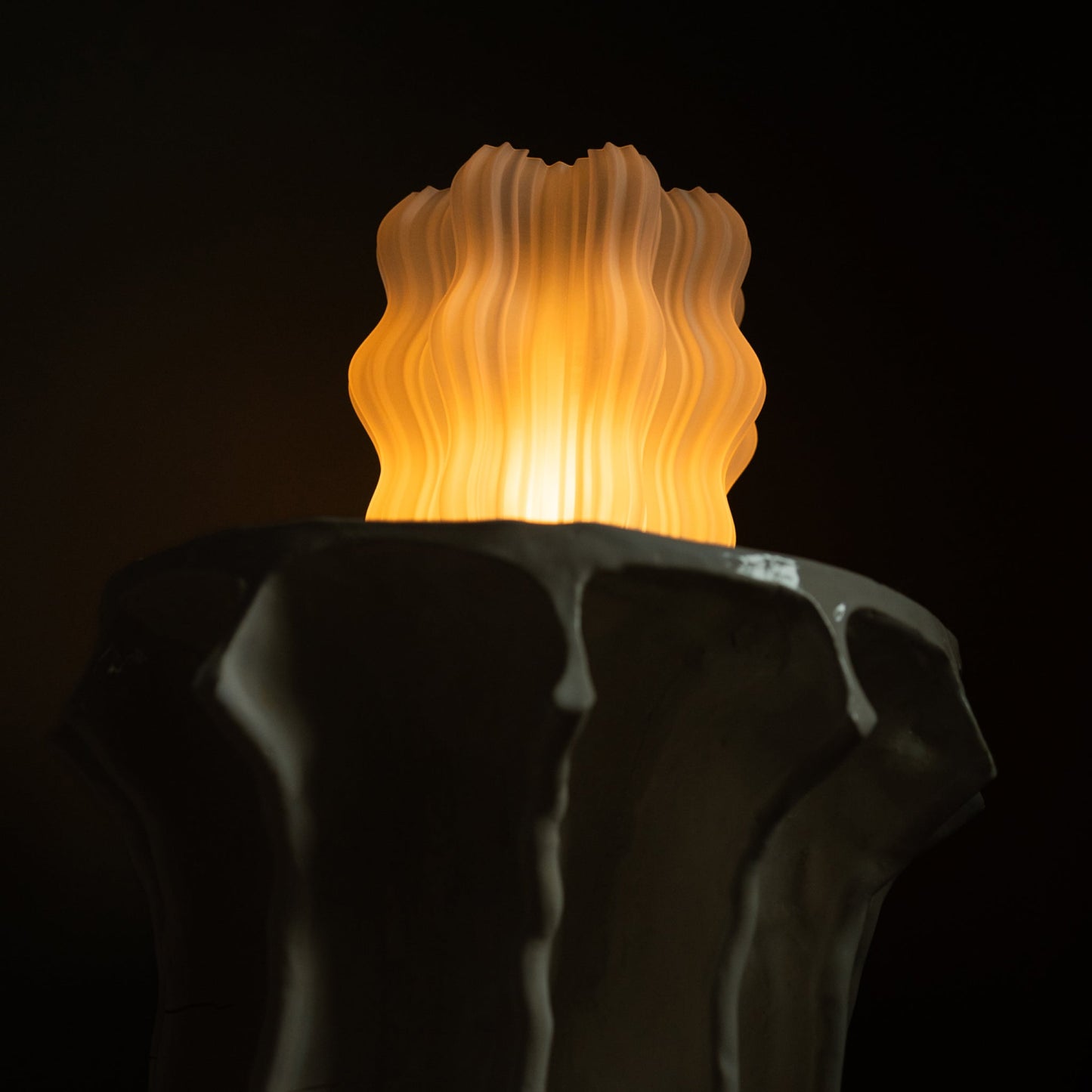 Cordless Mini Wavy Lamp